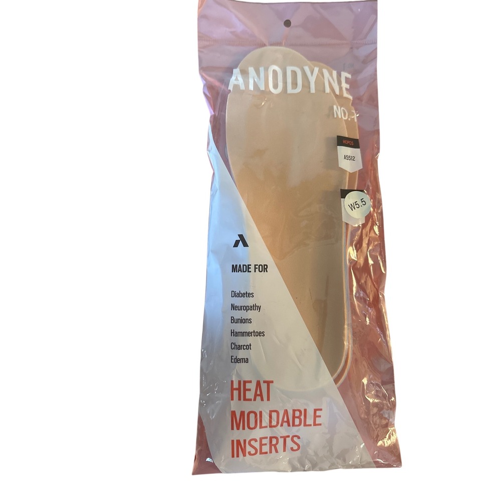 ANODYNE heat moldable inserts, W5.5- new open package